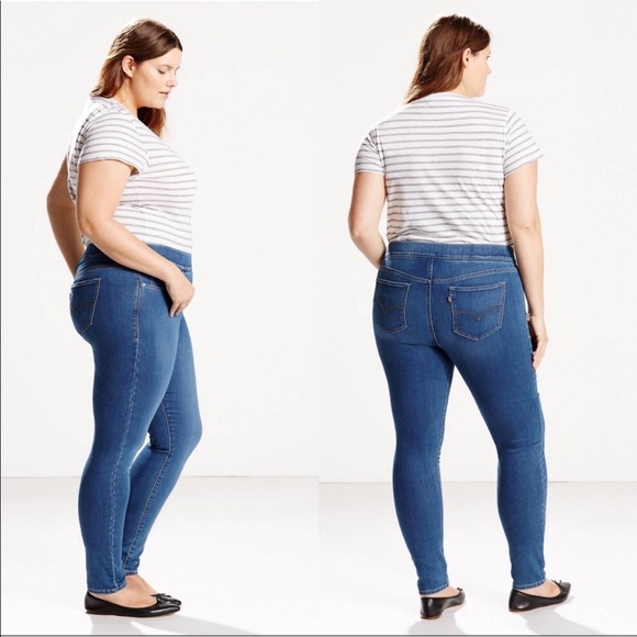 levi totally shaping pull on jeans